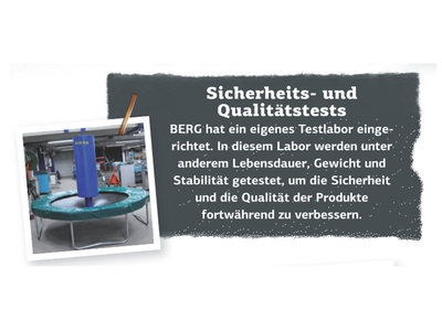 Berg InGround Ultim Champion 330 mit Sicherheitsnetz Deluxe grau