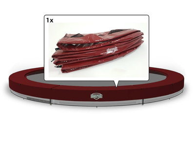 Berg InGround Elite 380 Schutzrand rot