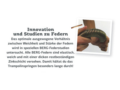 Berg InGround Favorit 330 grau mit Sicherheitsnetz Comfort