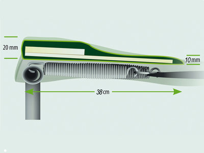 Berg InGround Favorit 270 grau mit Sicherheitsnetz Comfort