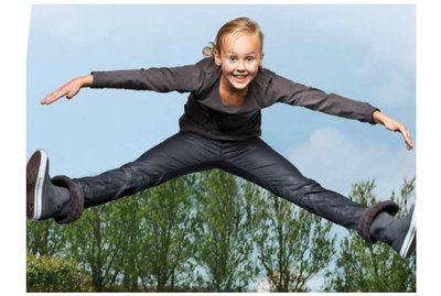 Bodentrampolin BERG InGround Elite 430 grau