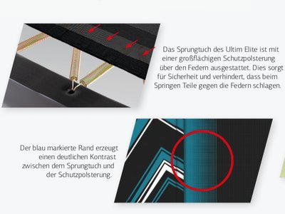 Berg FlatGround Ultim Champion 410 grau Netz Deluxe XL