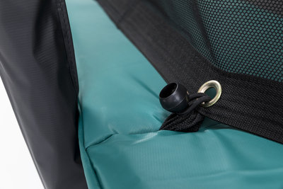 Berg Inground Grand Champion grau 470 x 310 oval mit Sicherheitsnetz Deluxe