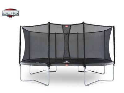 Berg Regular Grand Favorit schwarz 520 x 350 oval mit Sicherheitsnetz Comfort
