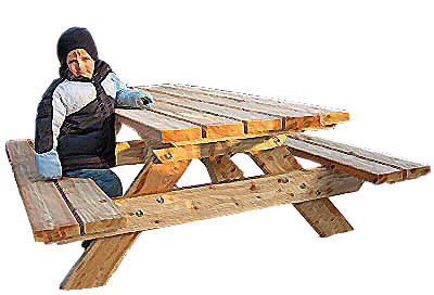 Picknickbank Classic Kid Lrchenholz