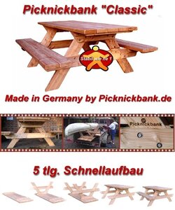 Picknickbank Classic Lrchenholz