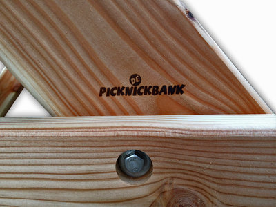 Picknickbank Super aus Lärchenholz