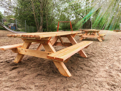 Picknickbank Super aus Lrchenholz