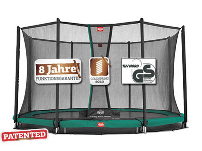Berg InGround Favorit 330 grn mit Sicherheitsnetz Comfort