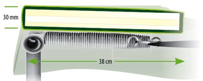 Berg Inground Champion 380 grn mit Sicherheitsnetz Deluxe