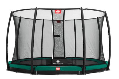 Berg Inground Champion 380 grn mit Sicherheitsnetz Deluxe