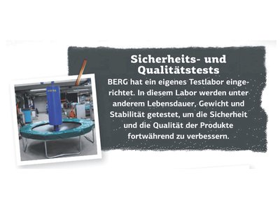 Berg Inground Champion 330 grn mit Sicherheitsnetz Deluxe