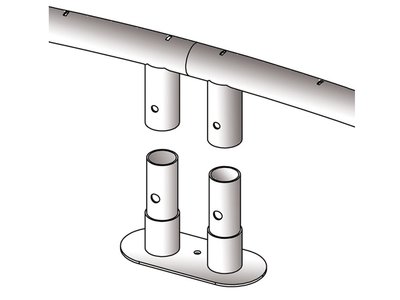 Berg Inground Champion 270 grn mit Sicherheitsnetz Deluxe