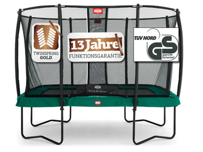Berg Ultim Champion 330 mit Sicherheitsnetz Deluxe grn