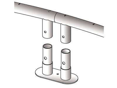 Berg Inground Champion 380 grau mit Sicherheitsnetz Deluxe